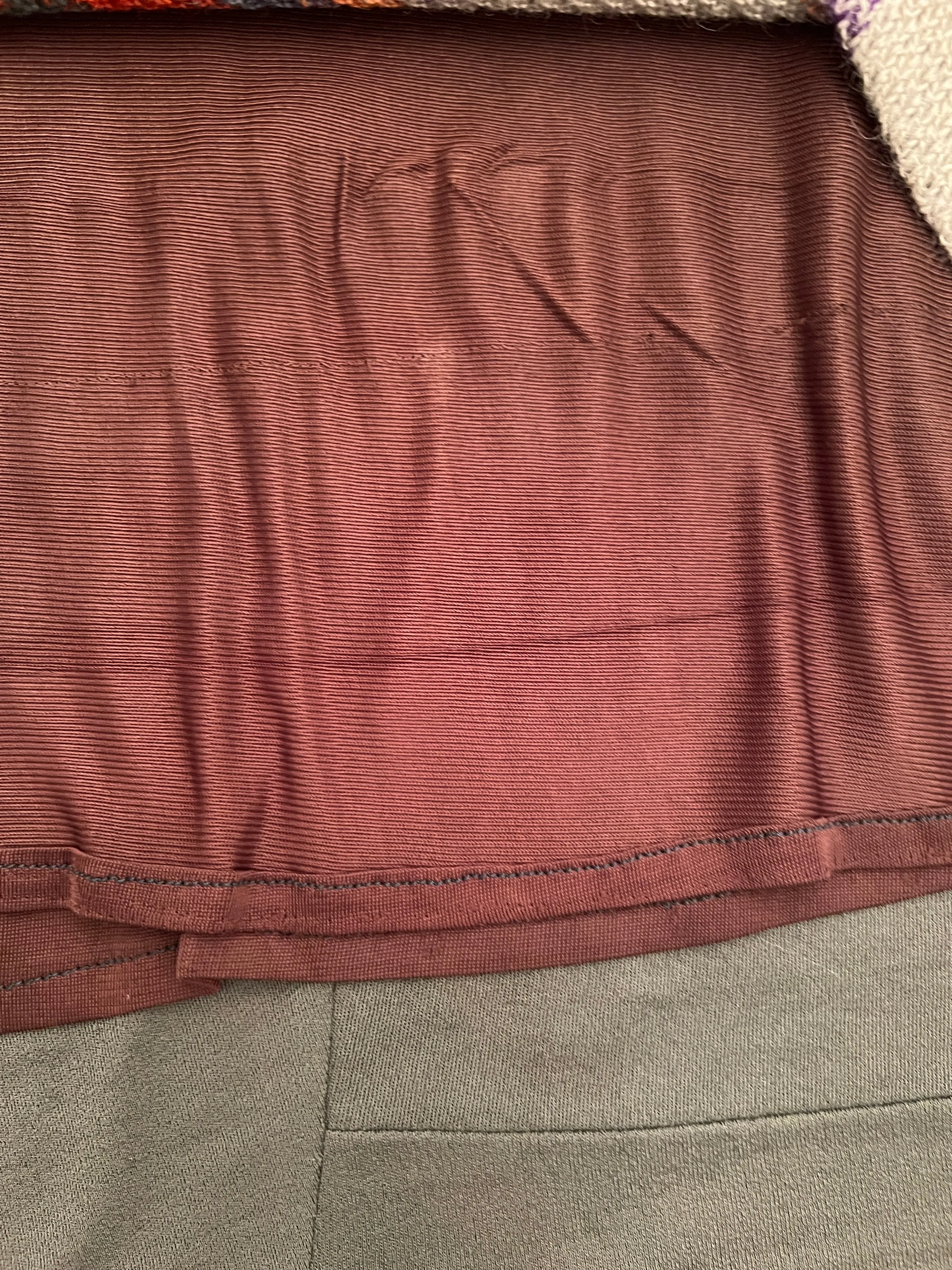 1970s Designer Plaid Midi Skirt