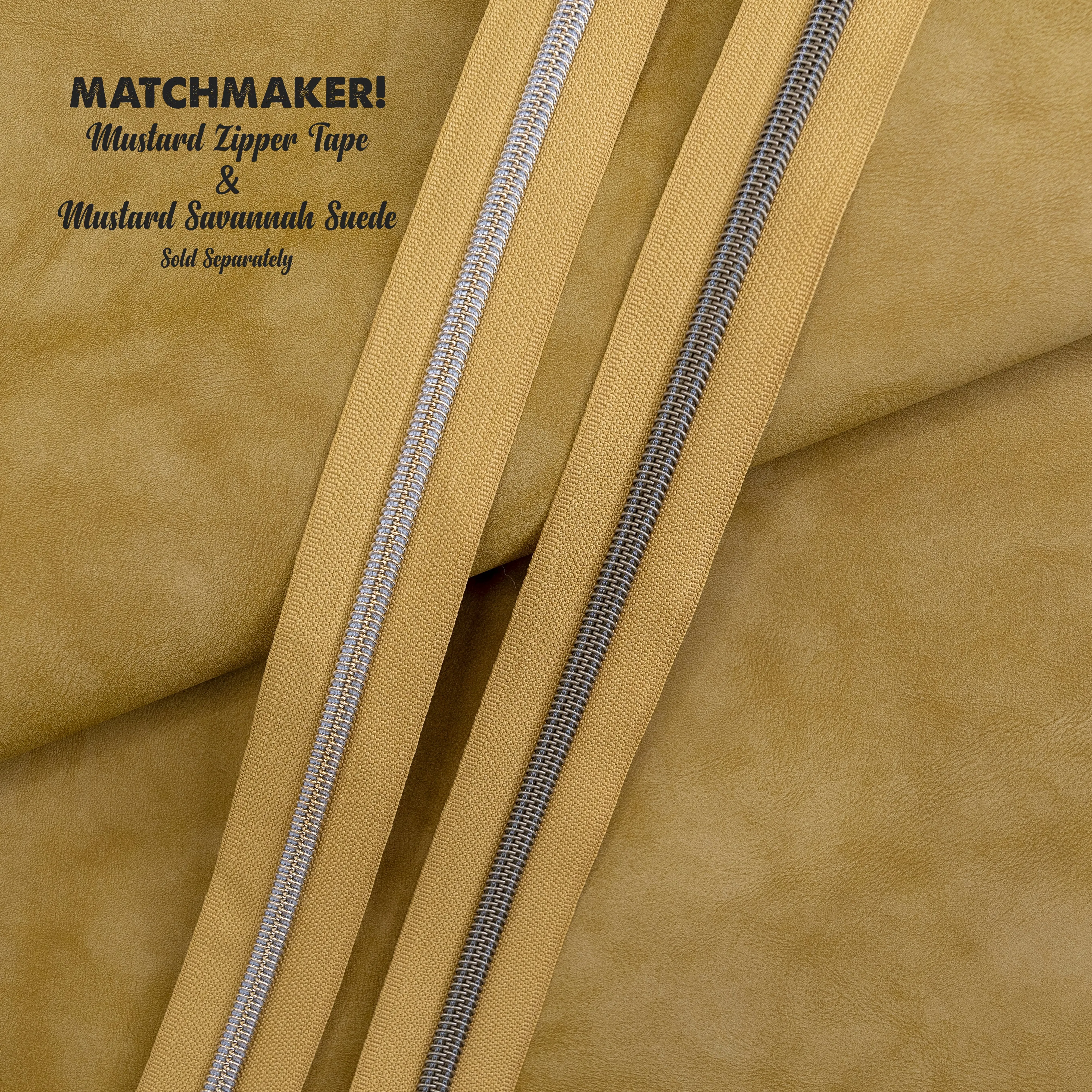 #5 Nylon Zipper Tape - Mustard