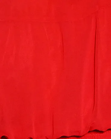 Alana Elegant Wrap Top | Red