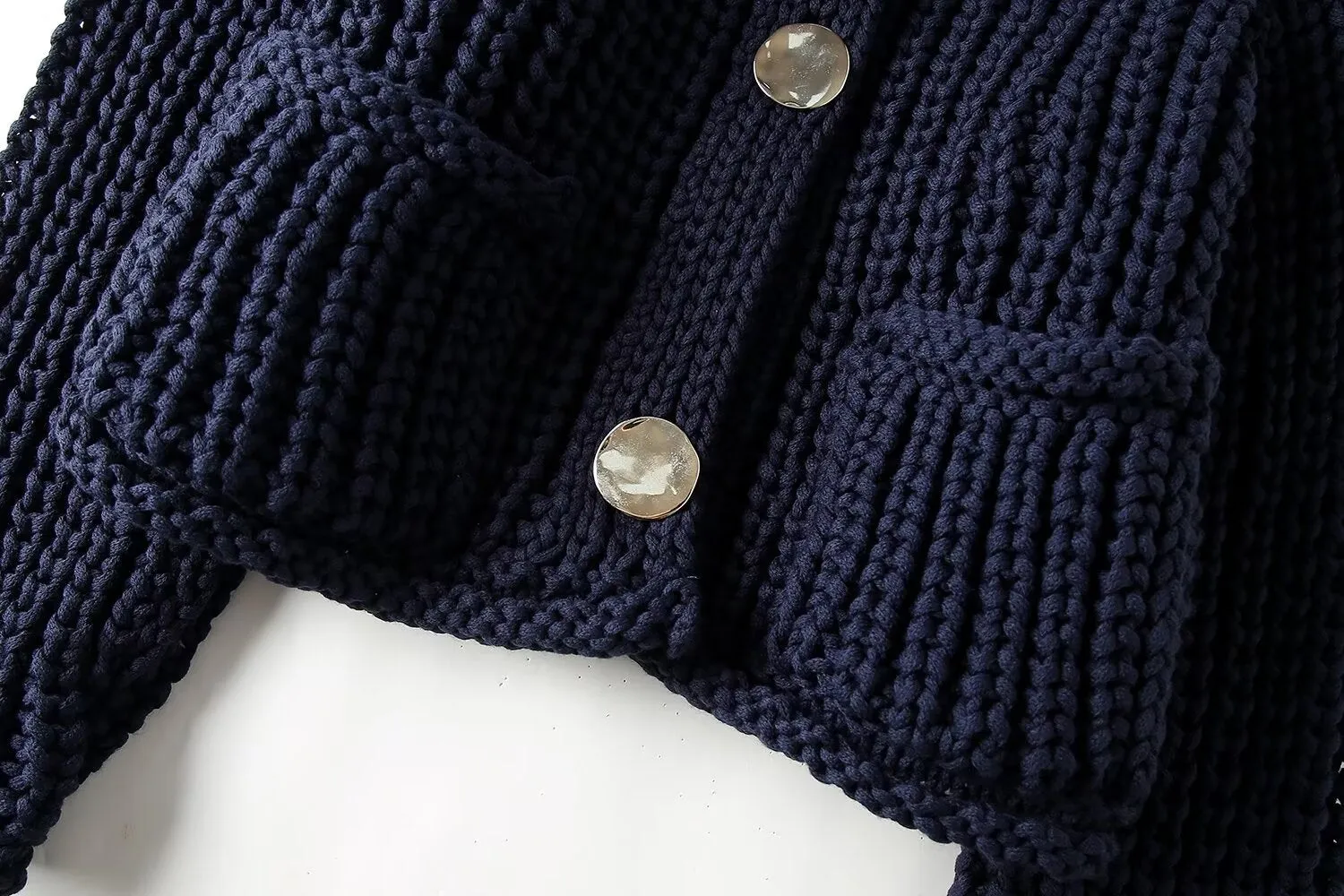 Alizee Cropped Knit Cardigan
