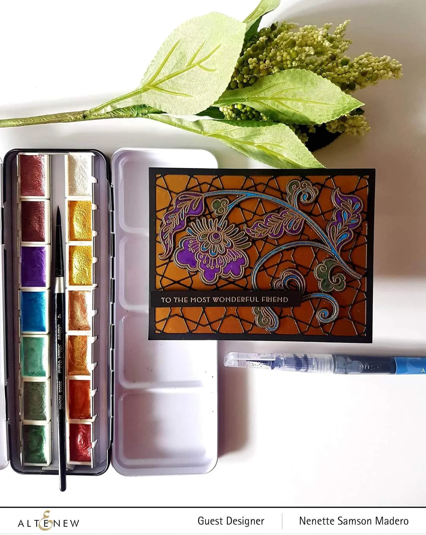ALTENEW: Metallic Watercolor | 14 Pan