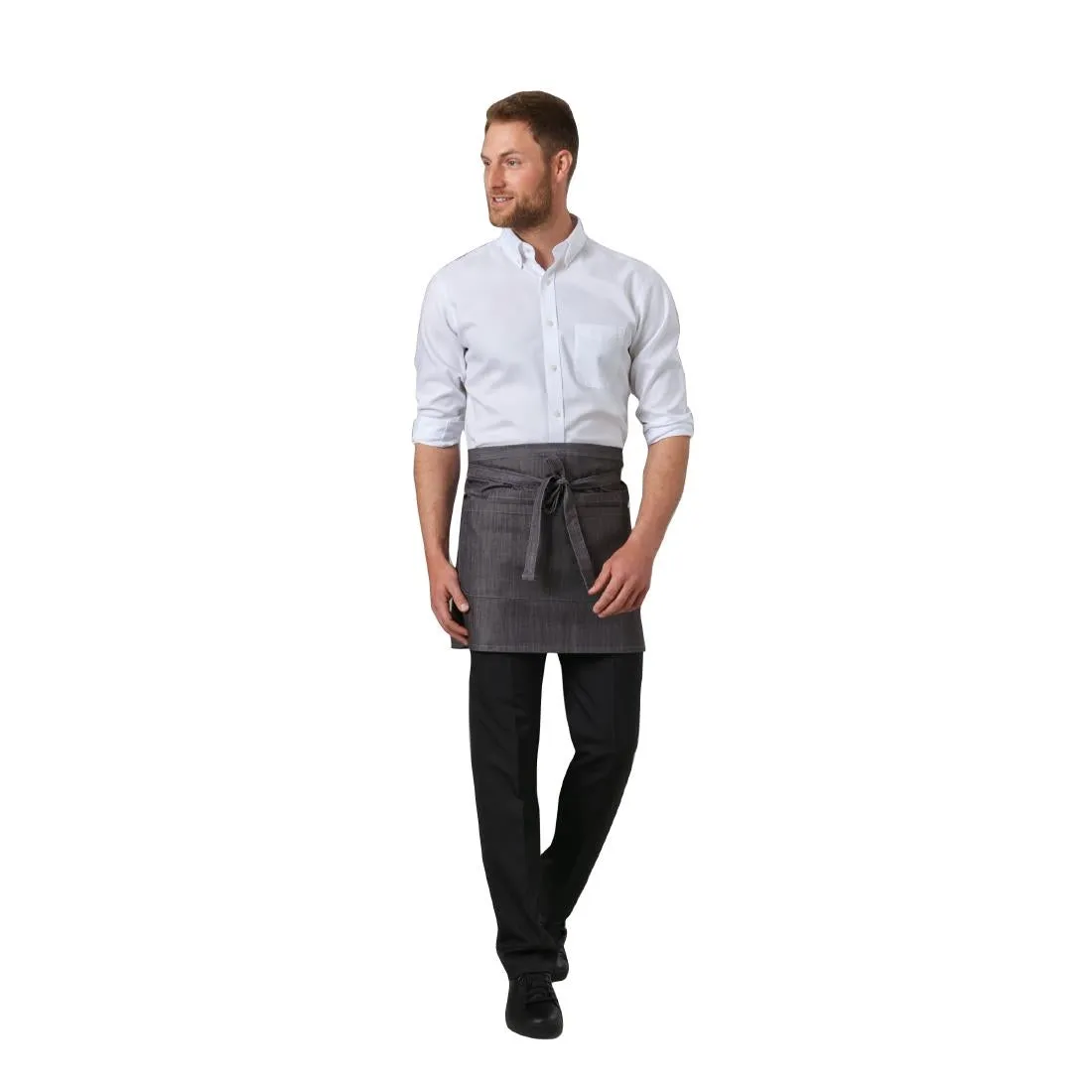 BA050-46 Brook Taverner Mens Mars Black Waiting Trousers Size 46"