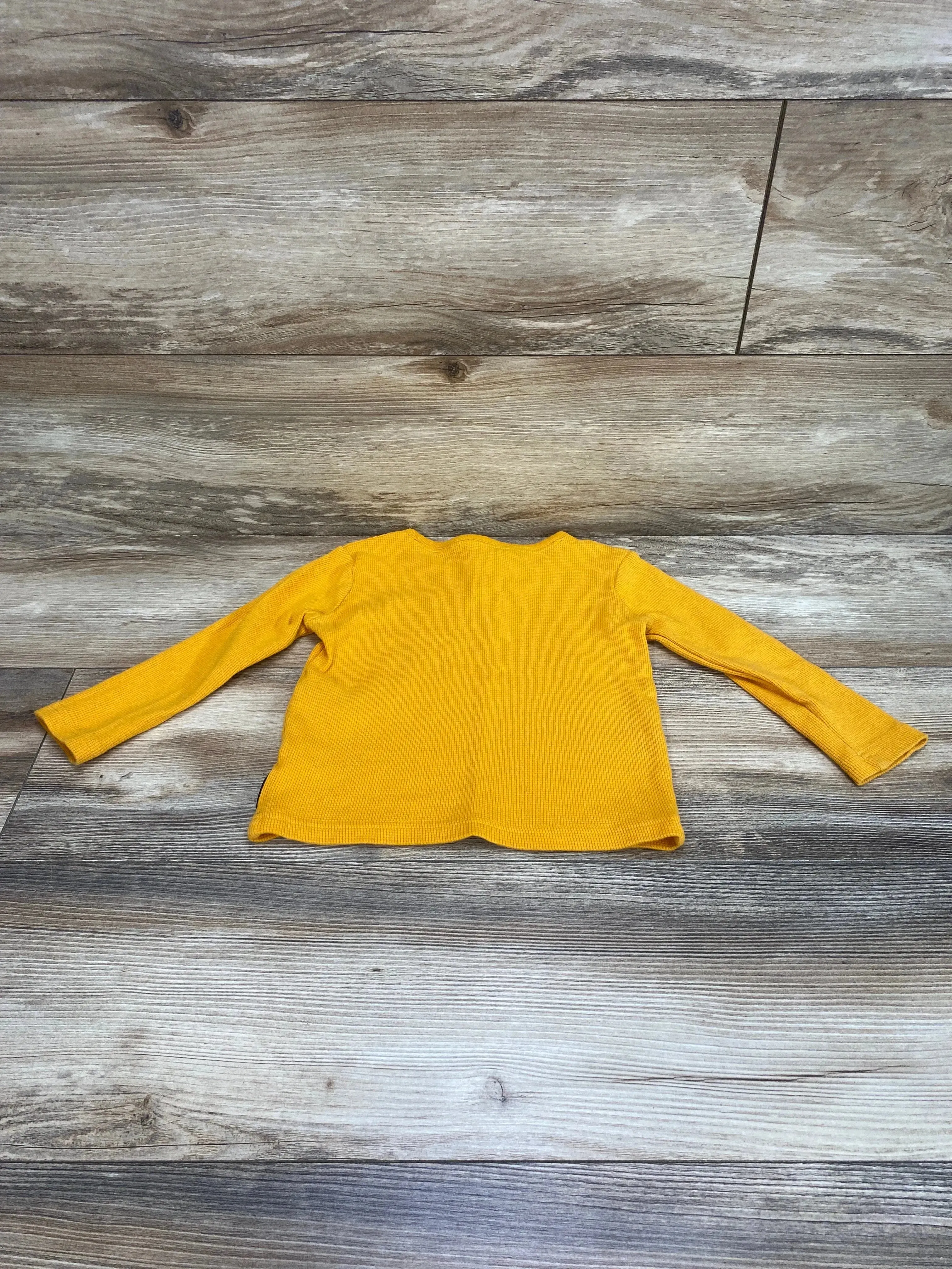 Ben Sherman Henley Thermal Shirt Yellow sz 4T
