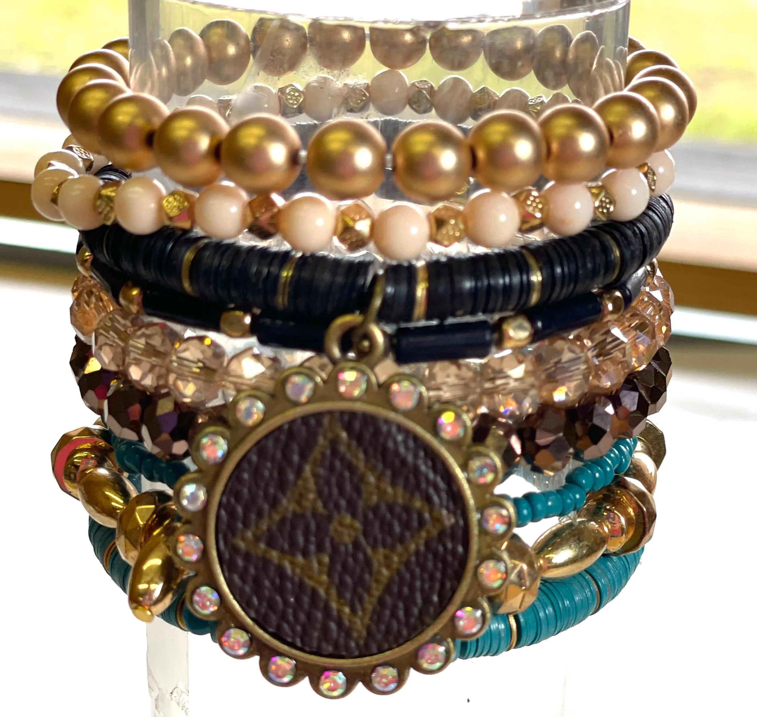 Bohemian Rhapsody - Stacked bracelet Antique AB