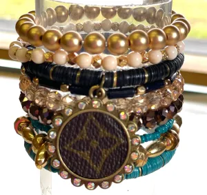 Bohemian Rhapsody - Stacked bracelet Antique AB