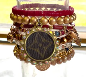 Boho Vibes- Stacked bracelet Antique AB