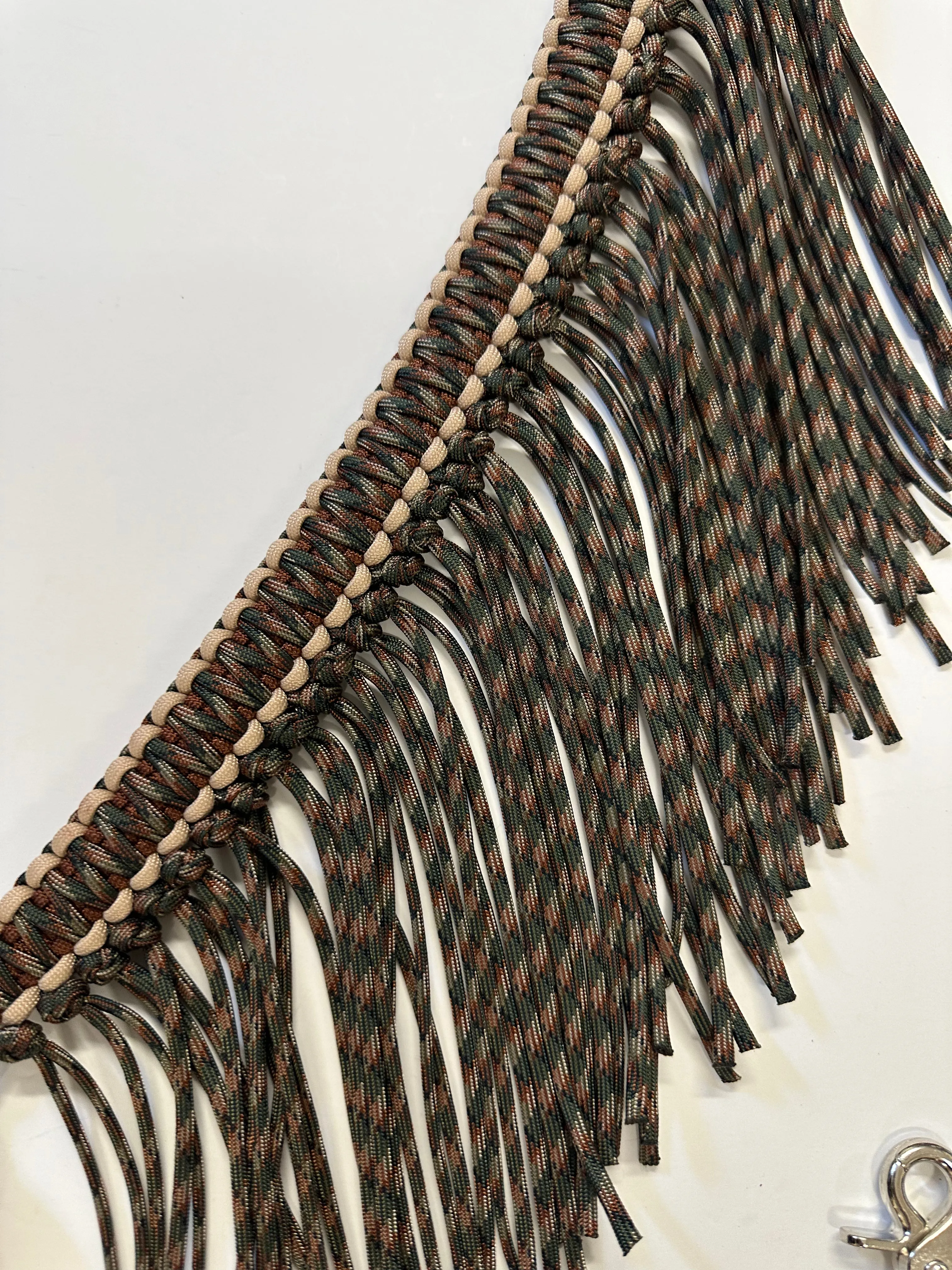 Camo fringe breast collar all sizes