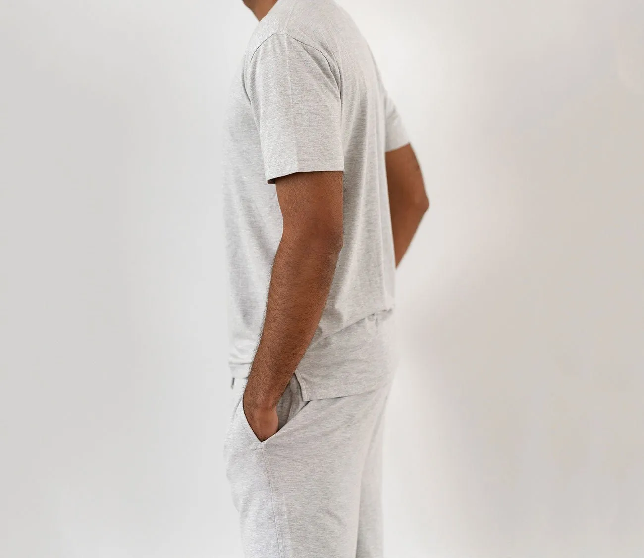 Cariloha Men's Bamboo Sleep Crew T-Shirt