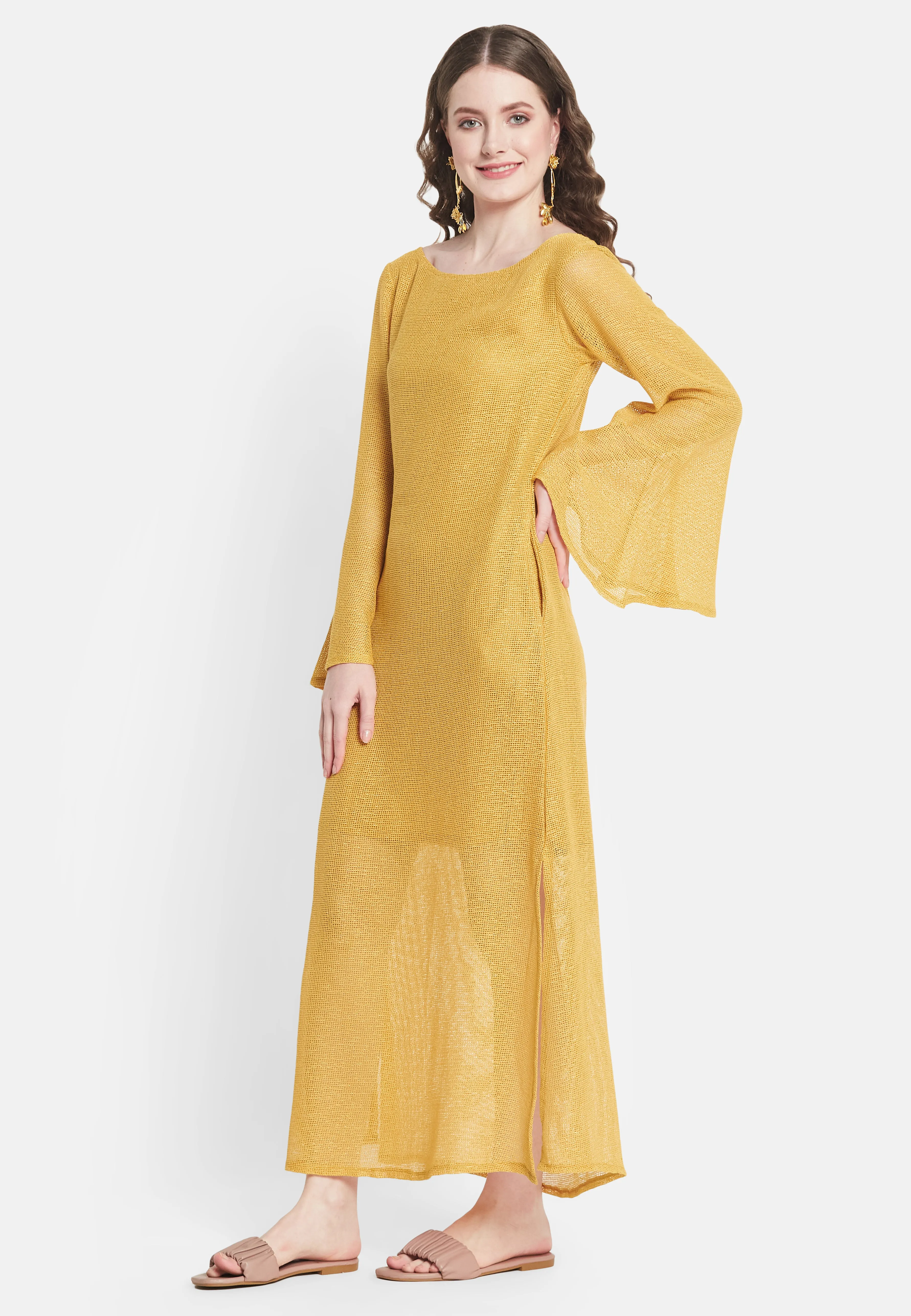 Cassia Mustard Dress