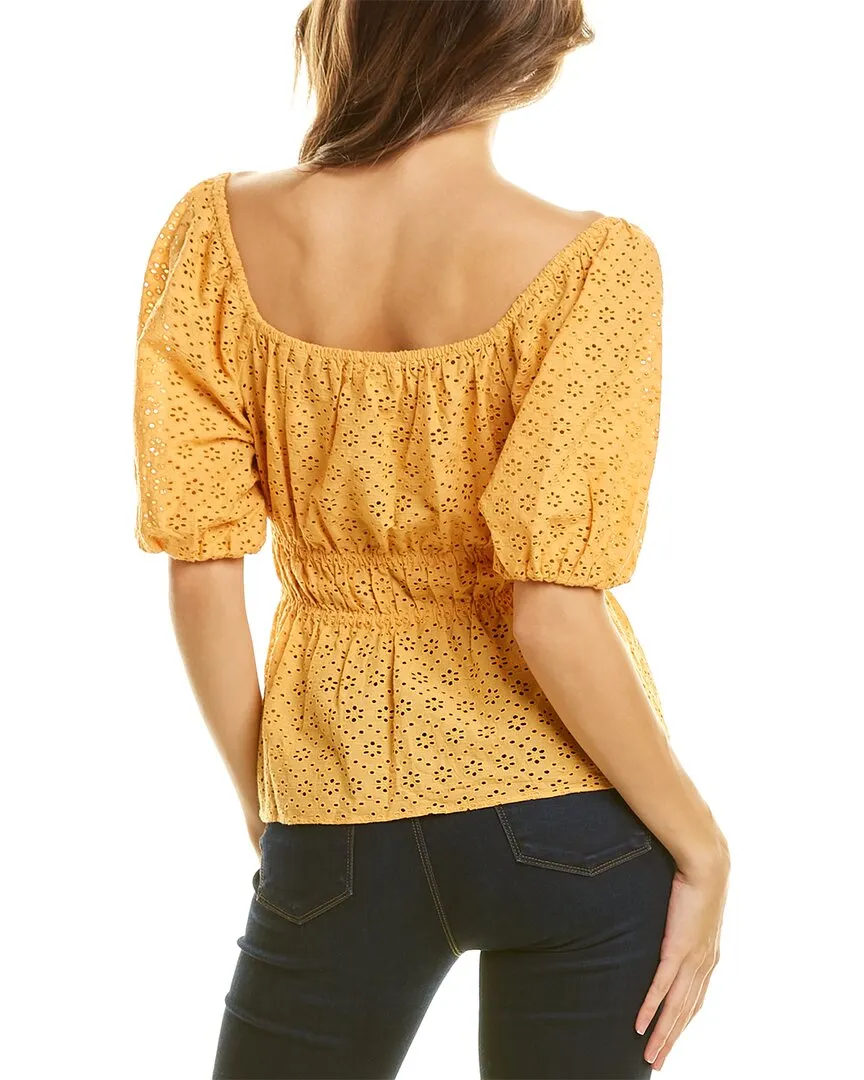 Celina Moon Puff Sleeve Blouse