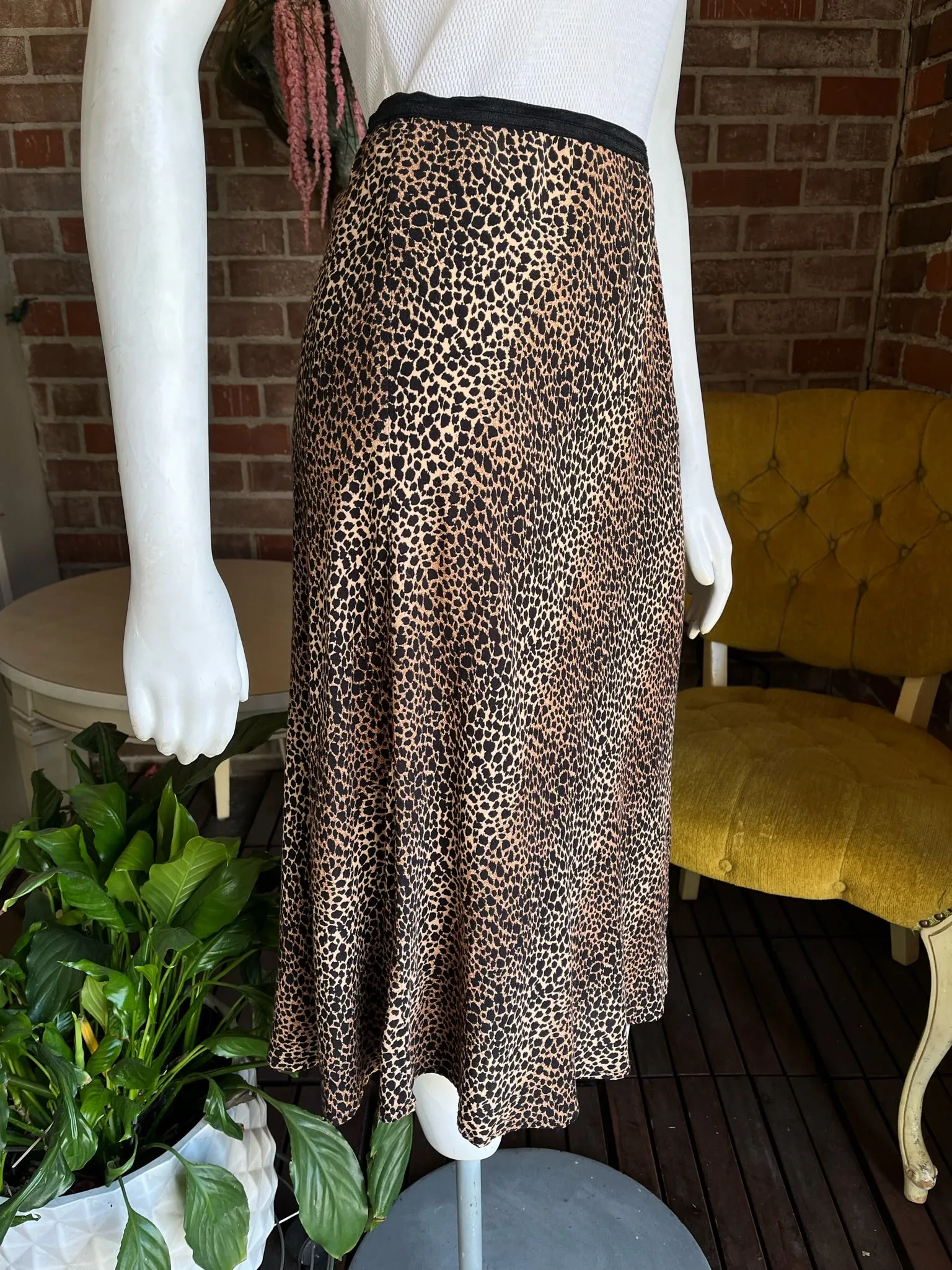 Cheetah Slip Skirt
