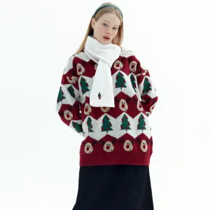 Christmas Sweater Couples' Wear for Autumn and Winter
