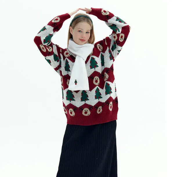 Christmas Sweater Couples' Wear for Autumn and Winter