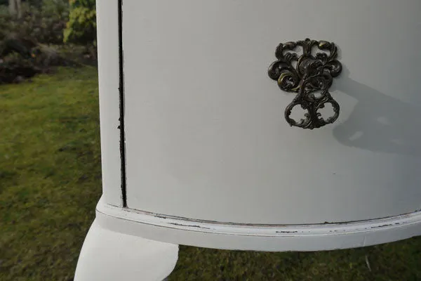 Custom Listing for Claire hand painted refurbished dressing table in Miss Mustard Seed Linen