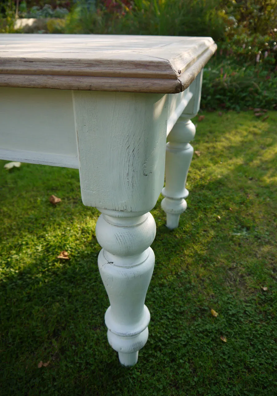 Custom Listing for Sarah refurbished Farmhouse dining table and 6 Ercol Goldsmith chairs