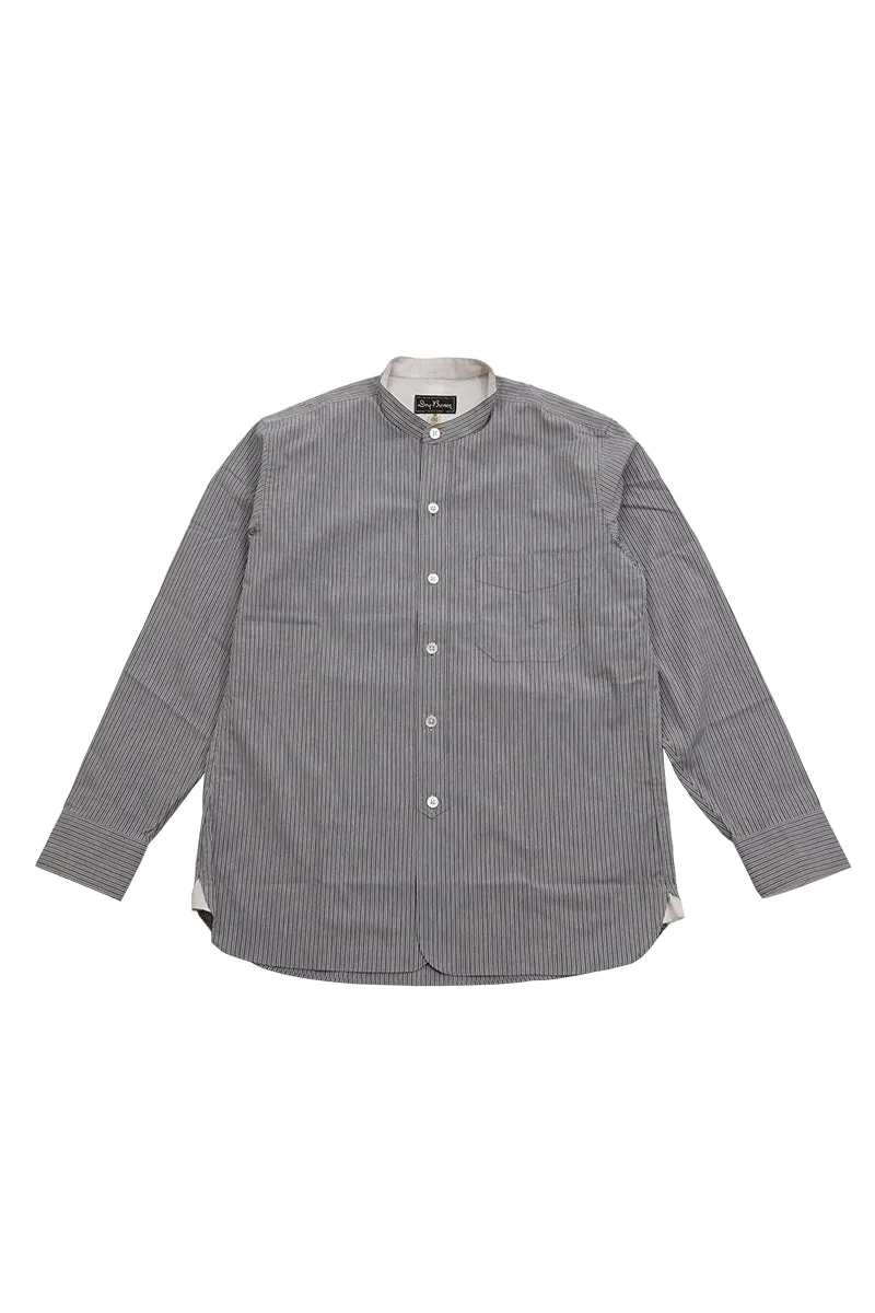 Dobby Band Collar Work Shirt