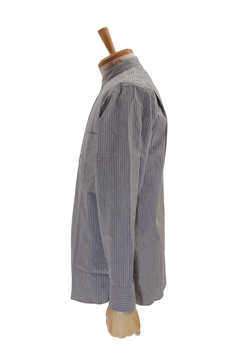 Dobby Band Collar Work Shirt