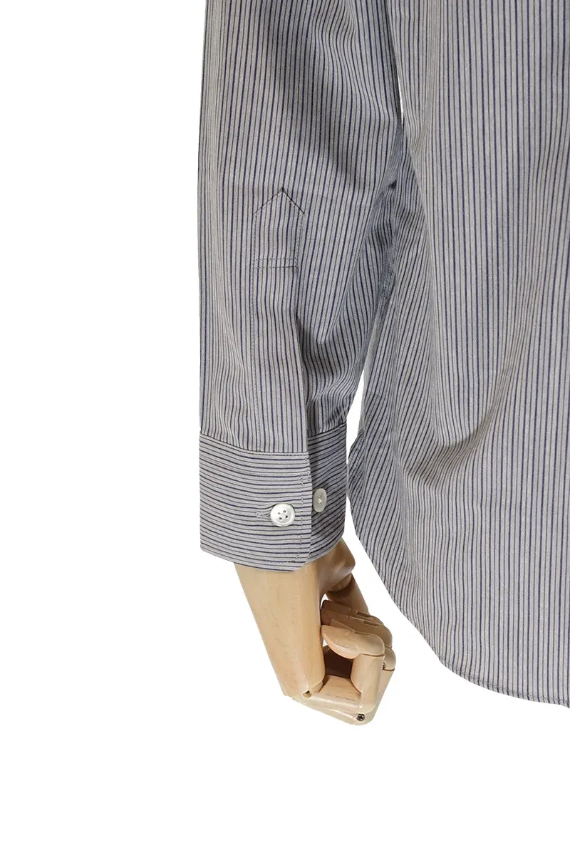 Dobby Band Collar Work Shirt