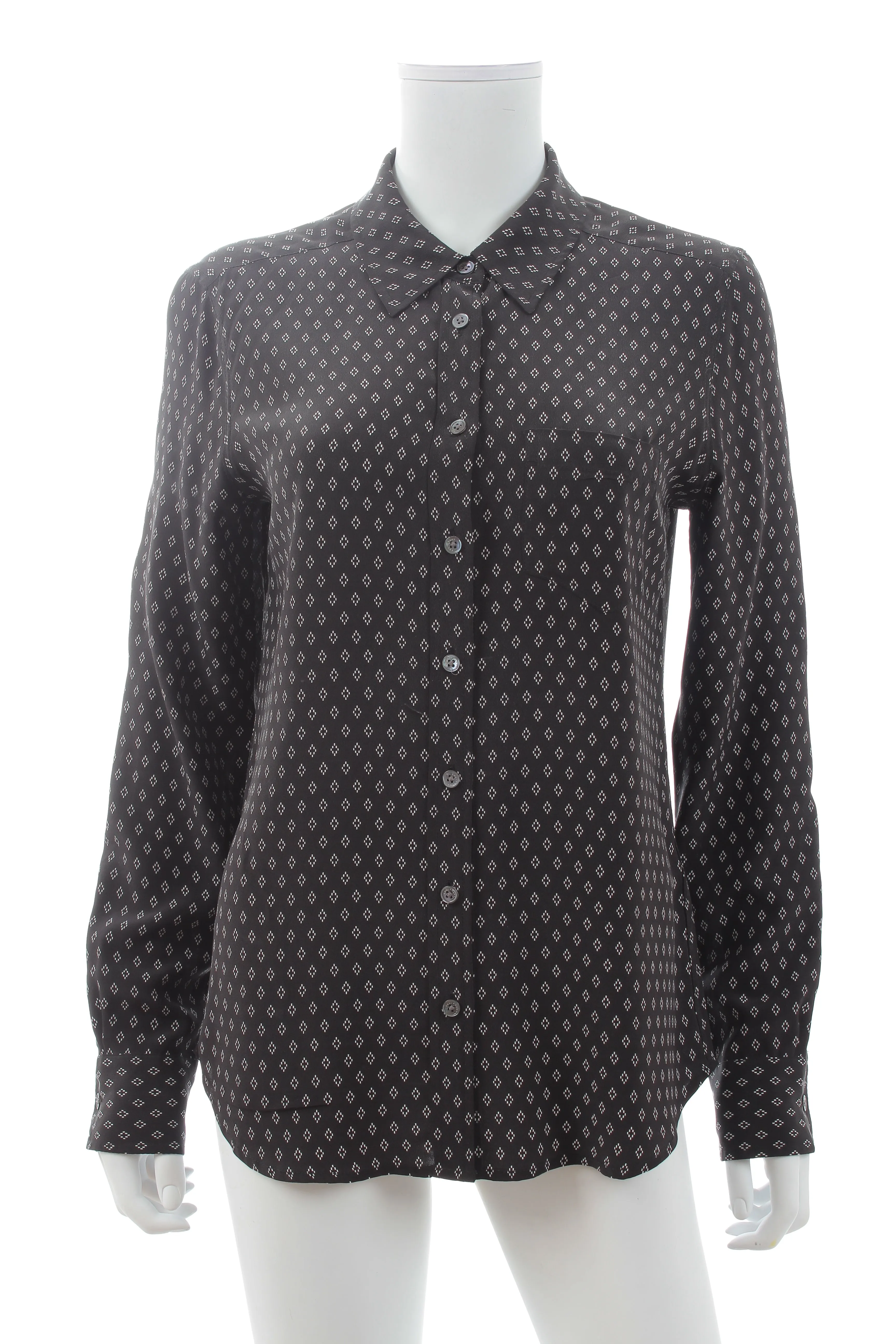 Equipment Printed Essential Silk Shirt