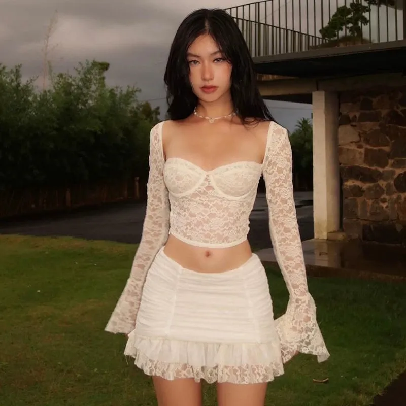 Eretria Lace Skirt Set