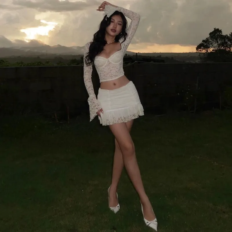 Eretria Lace Skirt Set