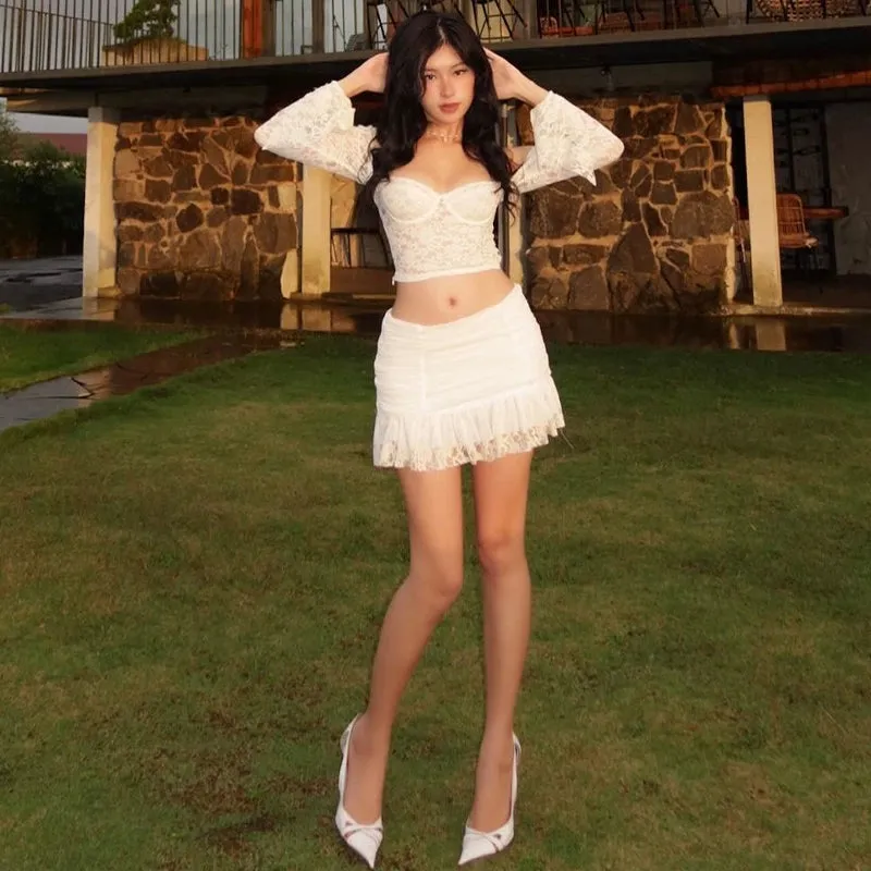 Eretria Lace Skirt Set
