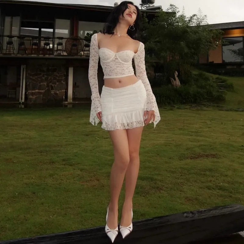 Eretria Lace Skirt Set