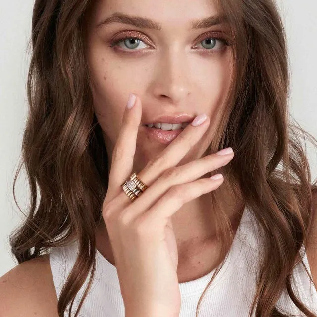 Extension Ring With CZ Square - Silver - 046000/056