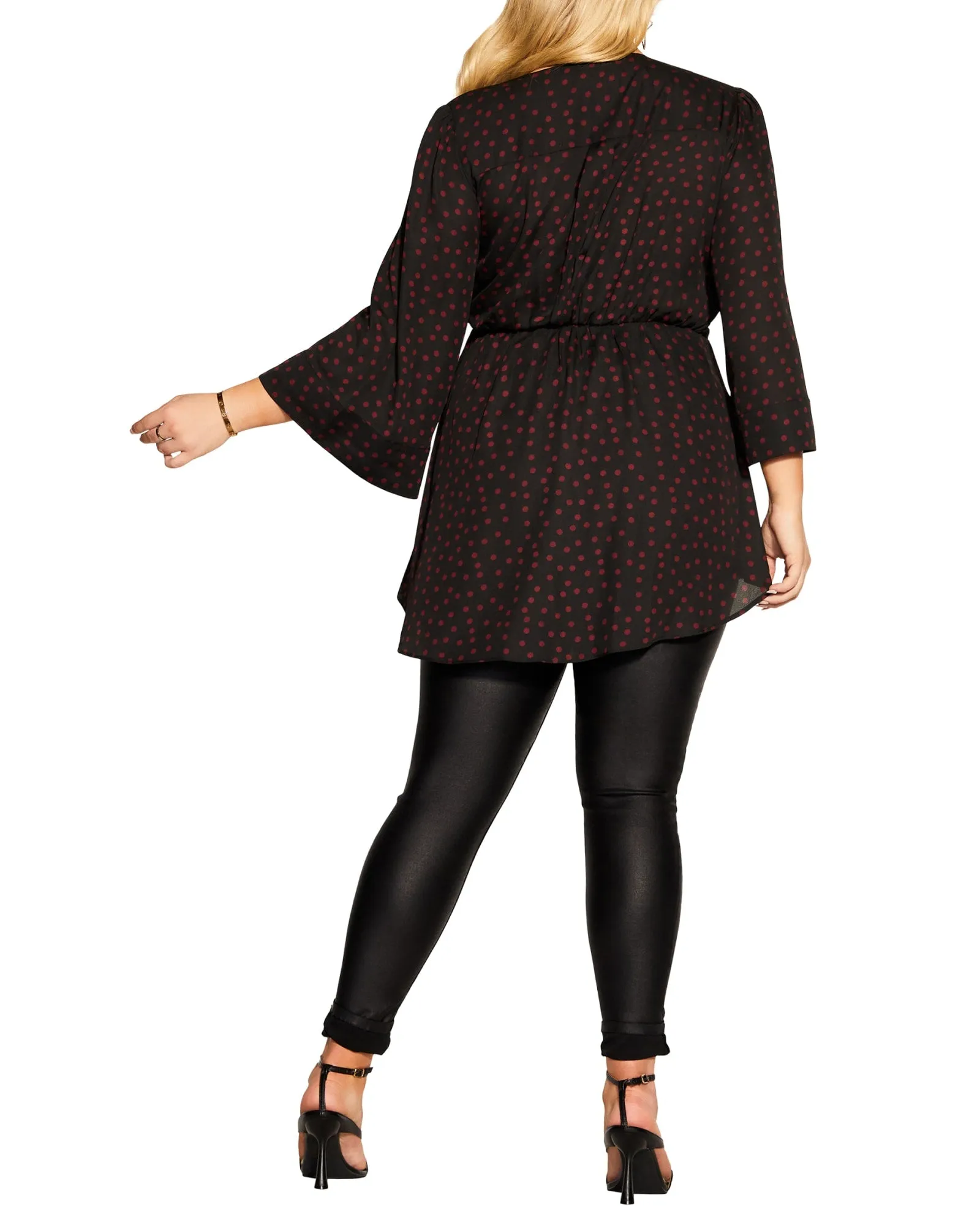 Falling Spot Top | Garnet Spot