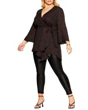 Falling Spot Top | Garnet Spot