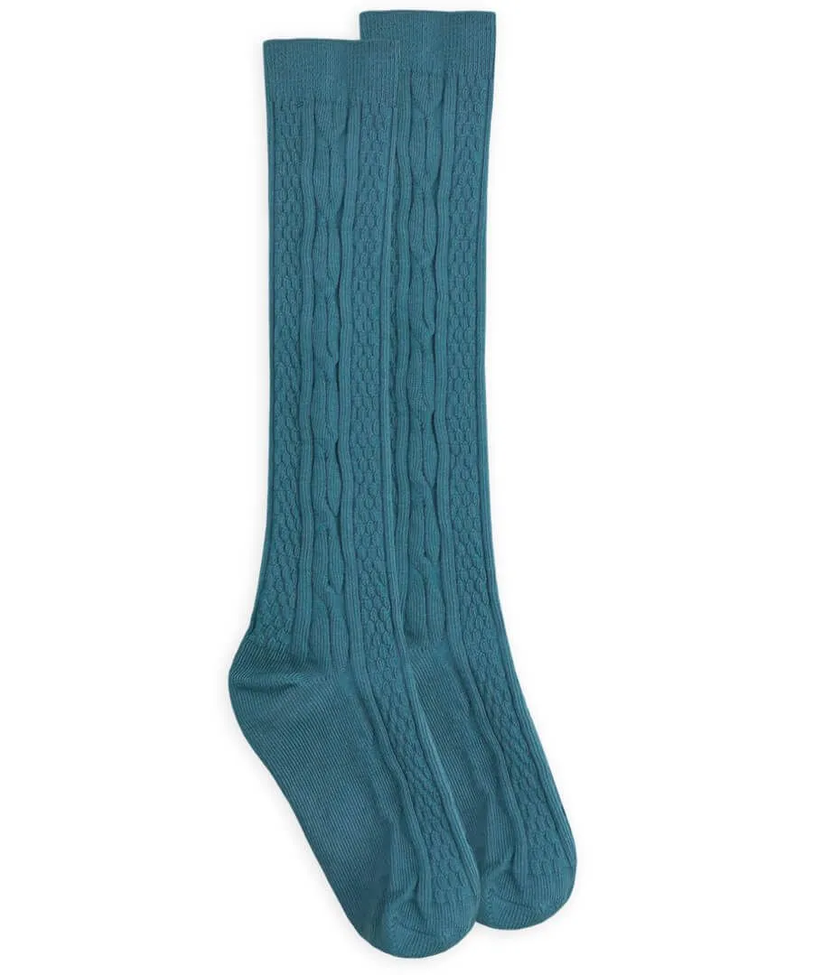 Fashion Cable Knee Socks