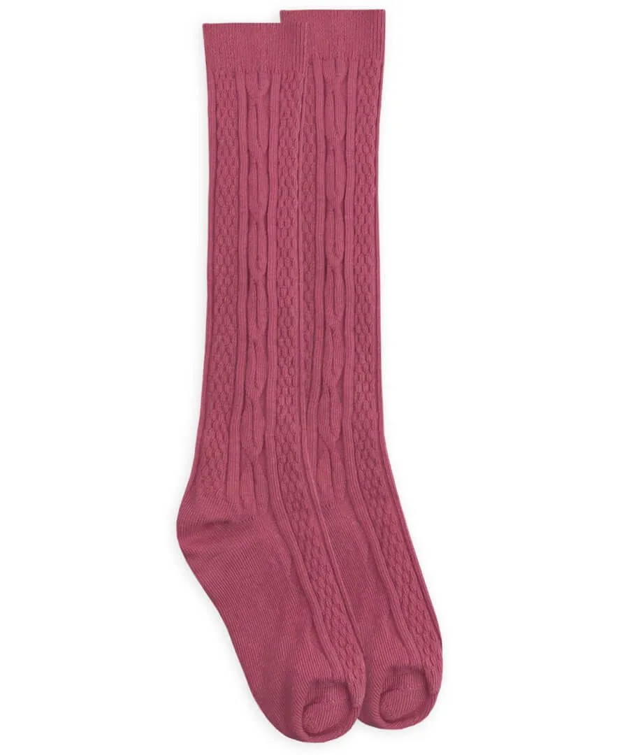 Fashion Cable Knee Socks