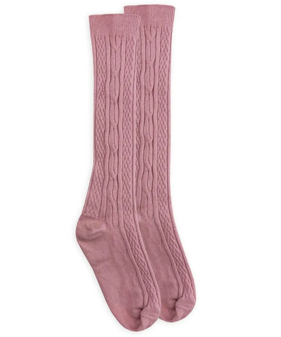 Fashion Cable Knee Socks