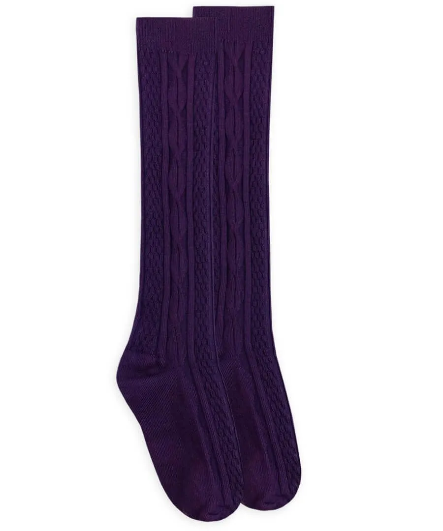 Fashion Cable Knee Socks