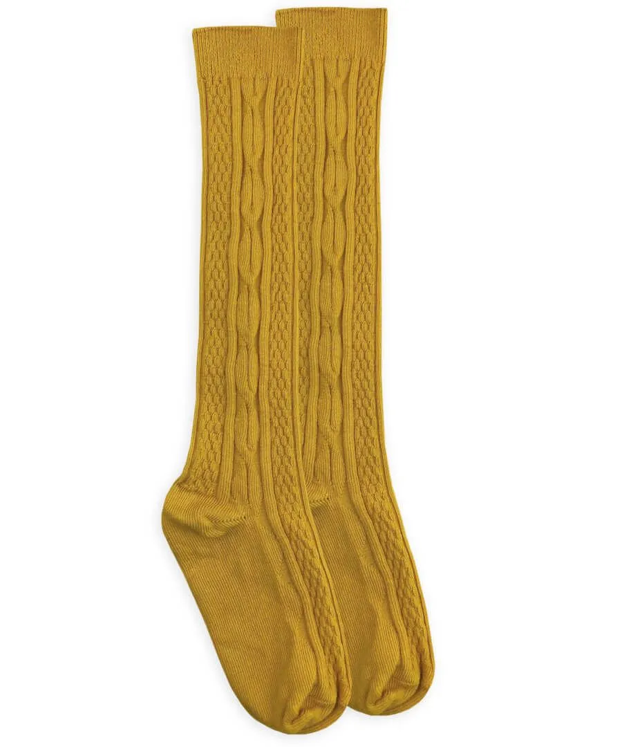 Fashion Cable Knee Socks