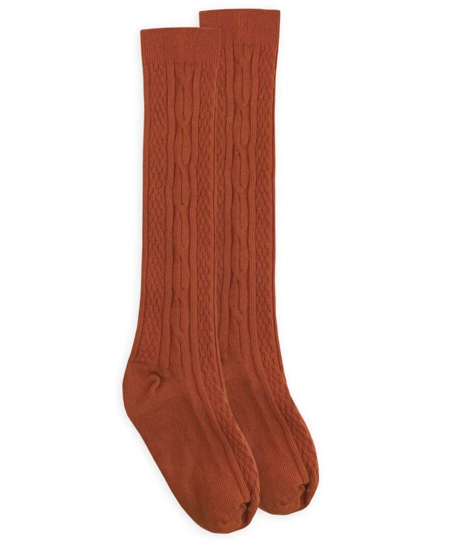 Fashion Cable Knee Socks