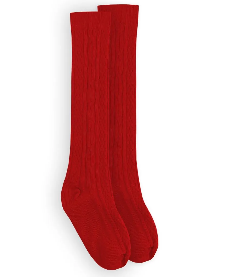 Fashion Cable Knee Socks