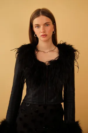 Feathers jacket