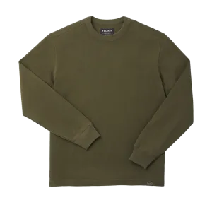 Filson - Waffle Knit Thermal Crewneck - Mossy Rock