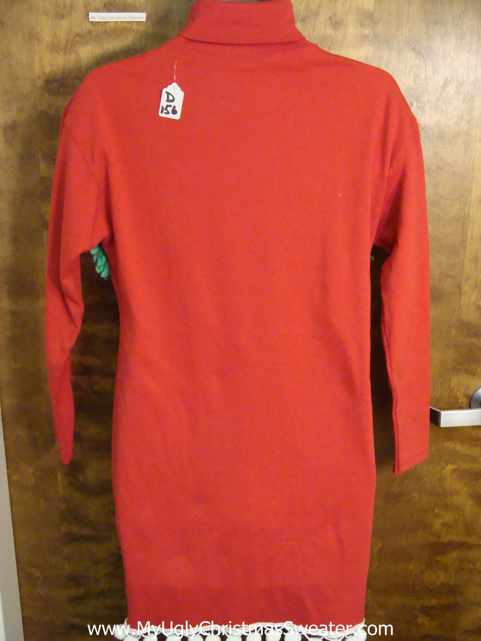 Funny Cat Themed Ugly Christmas Sweater Party Dress Size M
