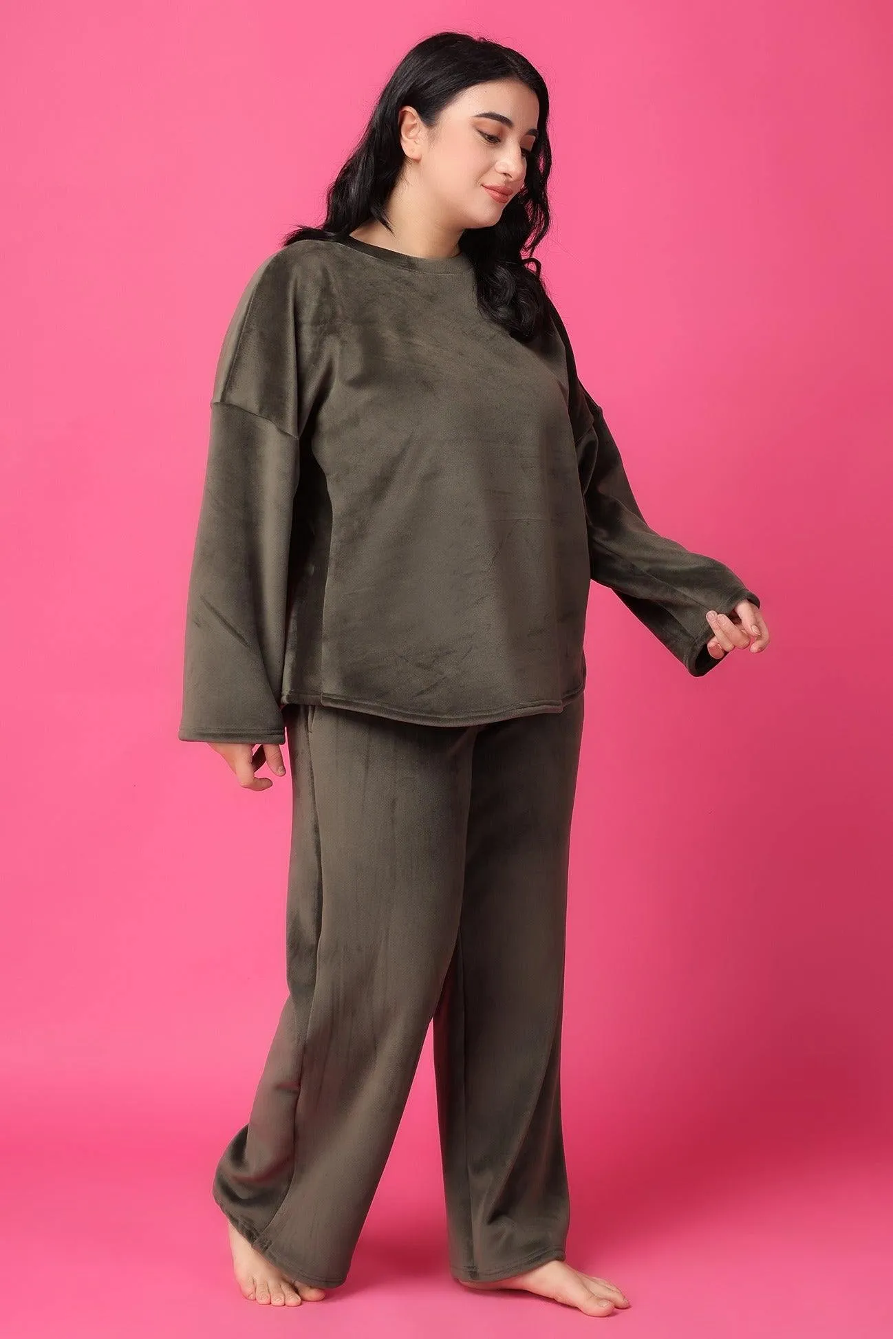 Green Solid Winter Set