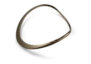 Hand Forged Fitted Neck Collar, Yellow Gold
