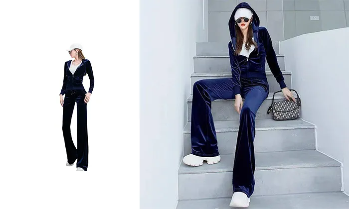 Hooded  Two-piece Set