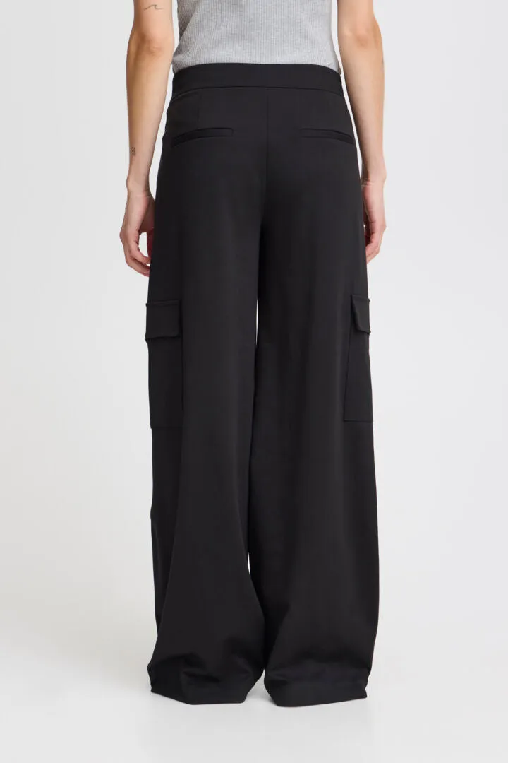 Ichi Simonse Trousers-Black-20121795