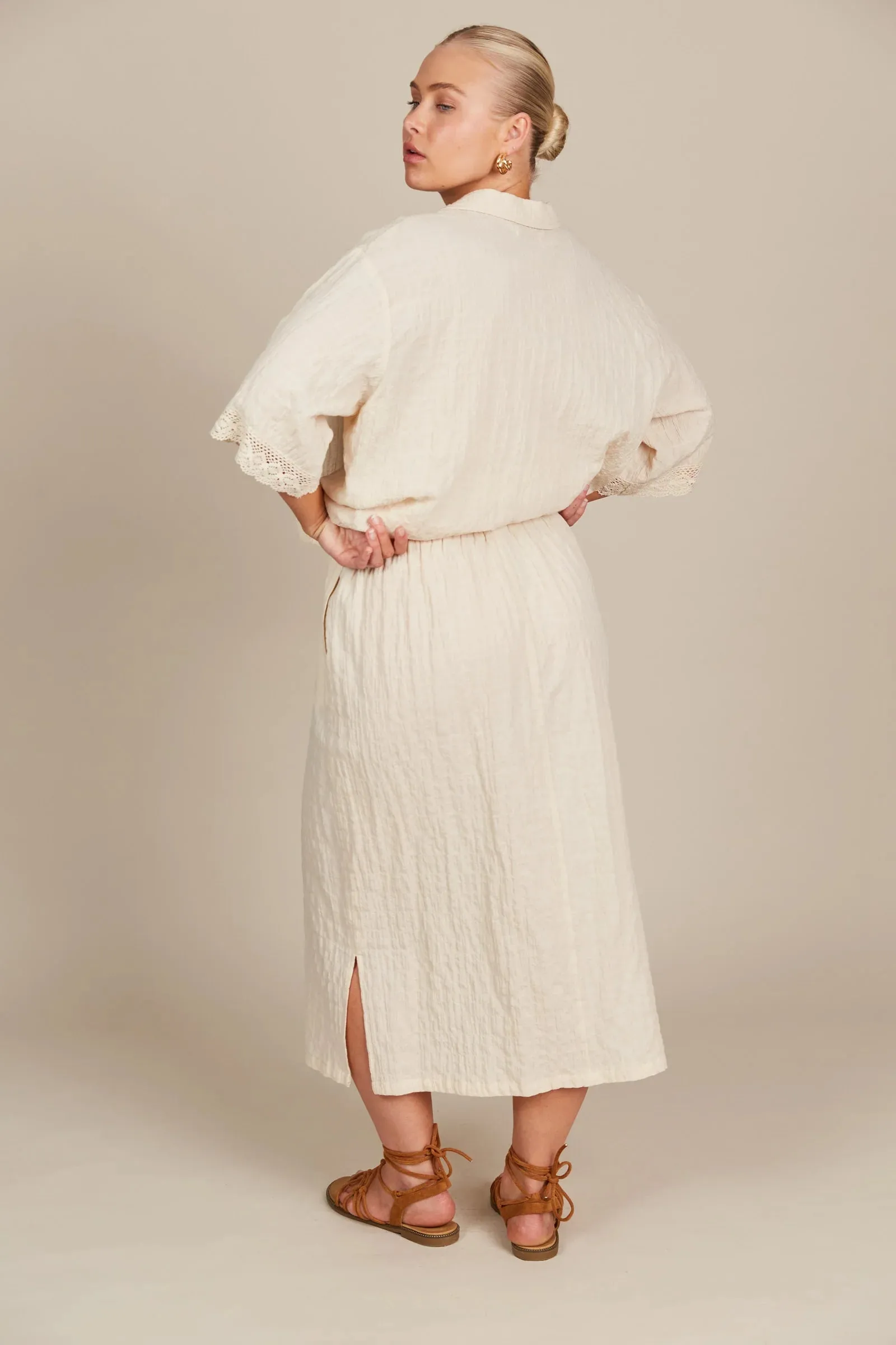 Isle of Mine Fleur Skirt - Canvas