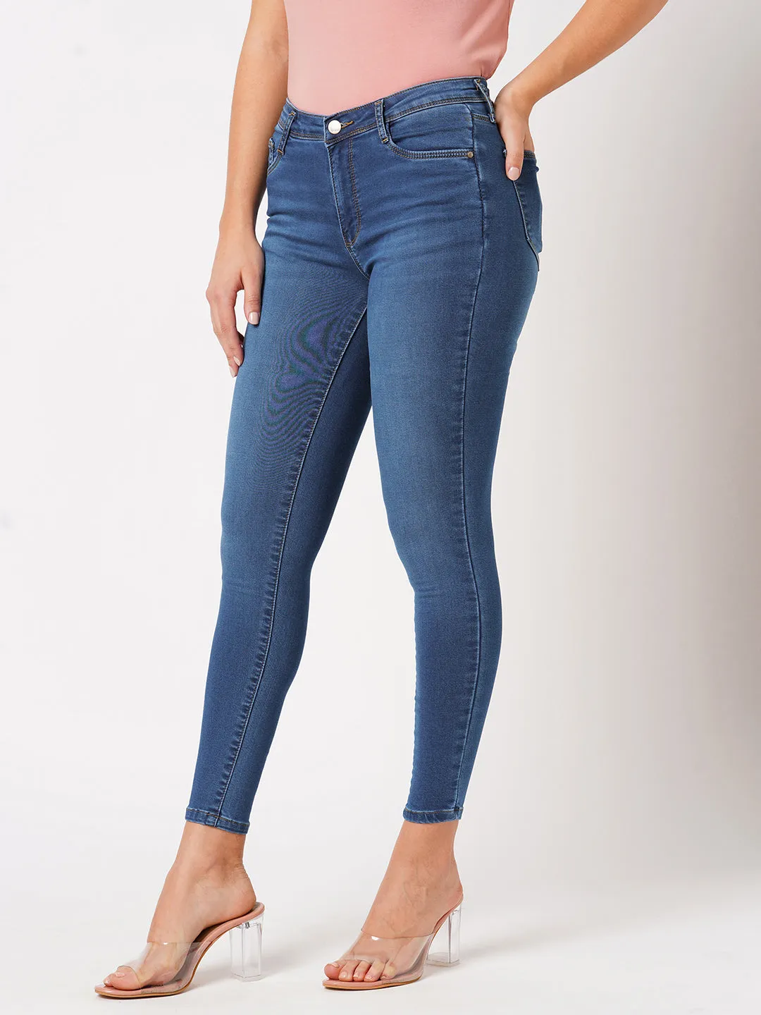 K4014 High Rise Skinny Jeans
