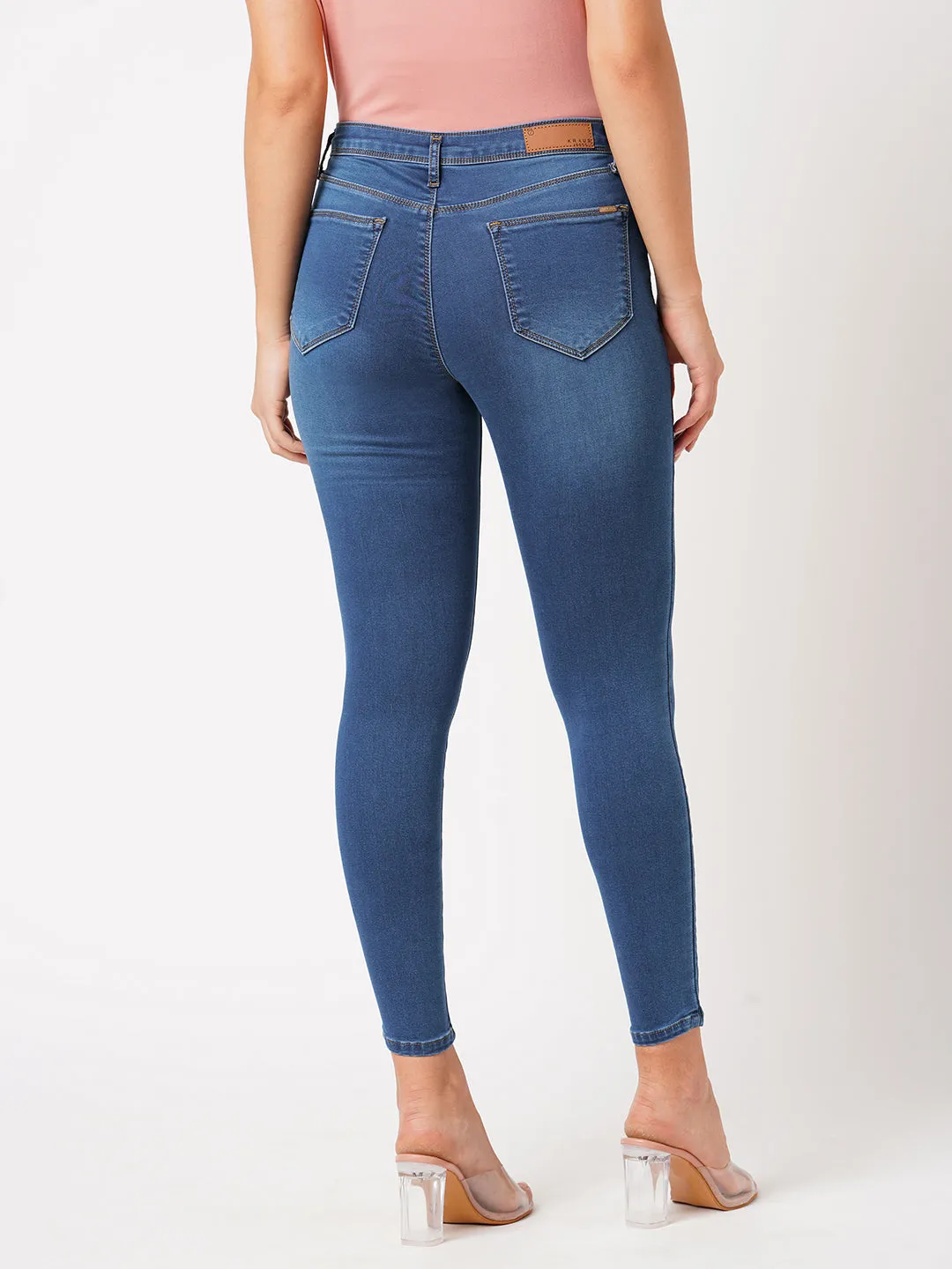 K4014 High Rise Skinny Jeans
