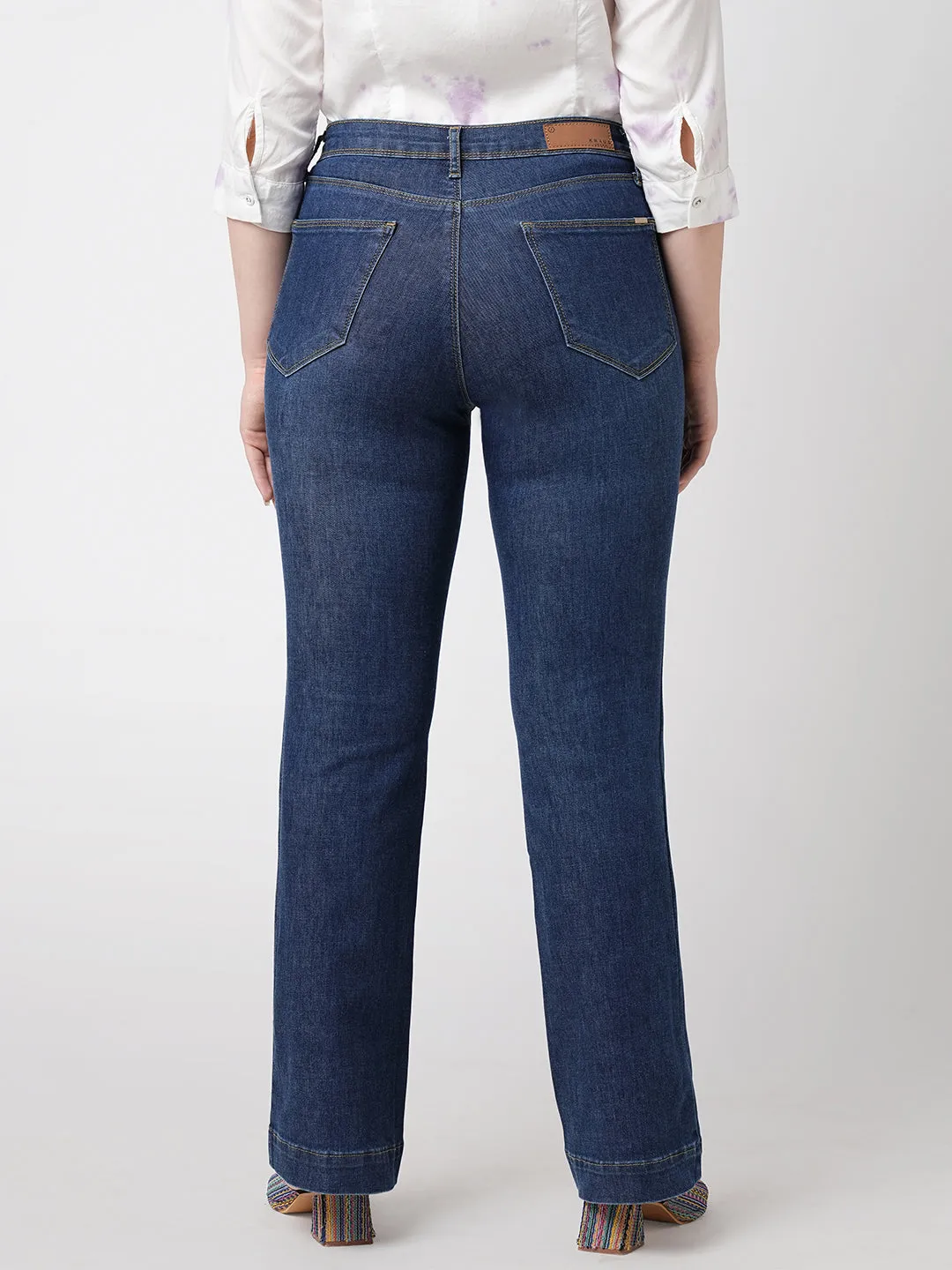 K5013 High Rise Flare Jeans