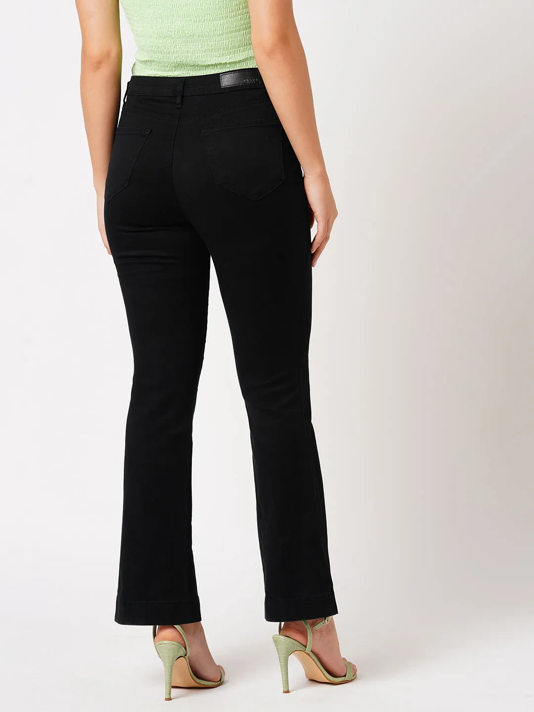 K5094 High Rise Mini Flare Jeans
