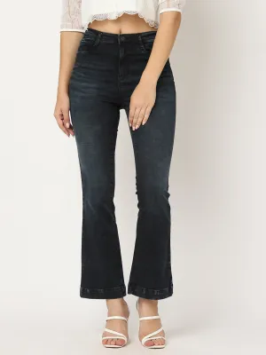 K5094 High Rise Mini Flare Jeans